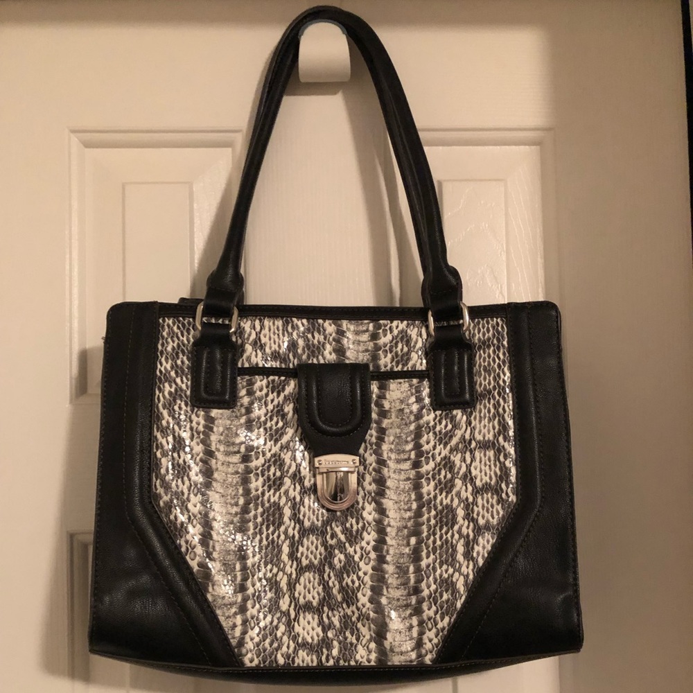 Liz Claiborne Faux Leather Handbag